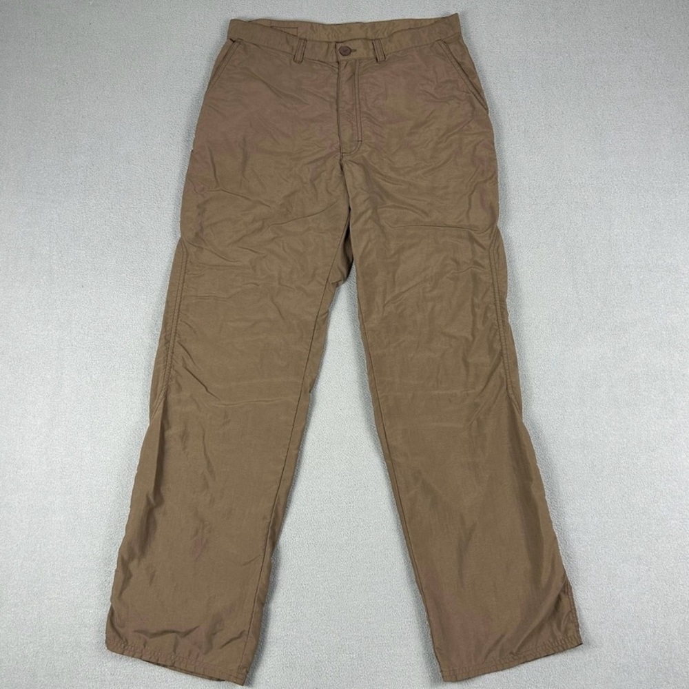 Eddie Bauer Pants Mens 33 X 30 Beige Relaxed Fit Wrinkle And Stain Resistant
